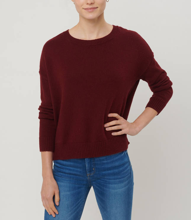 loft off the shoulder sweater