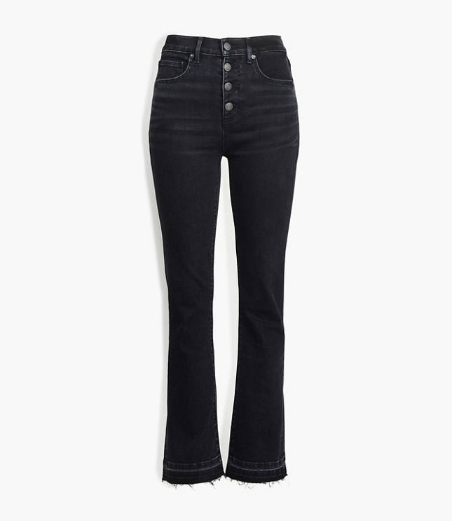 petite cropped black jeans