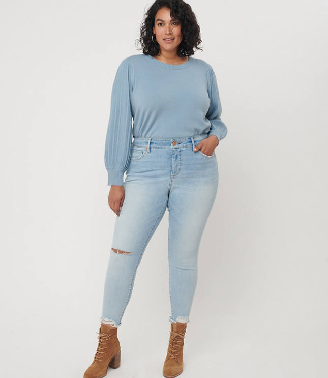 loft plus jeans