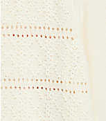 Dot Stripe Pointelle Sweater carousel Product Image 4