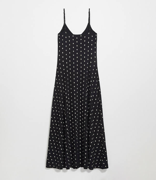 black strappy maxi dress