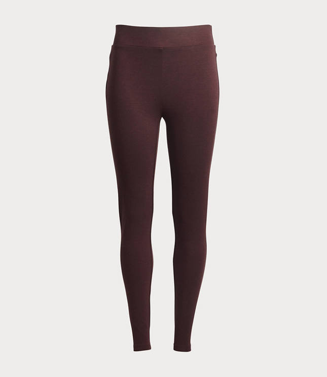 Loft Tall Heathered Seamed Ponte Leggings