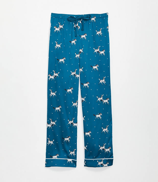 Zebra Print Pajama Pants