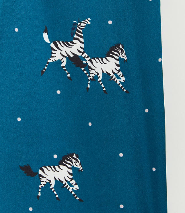 Zebra Print Pajama Pants