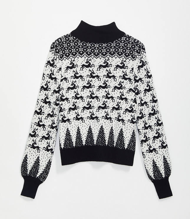 Loft on sale reindeer sweater