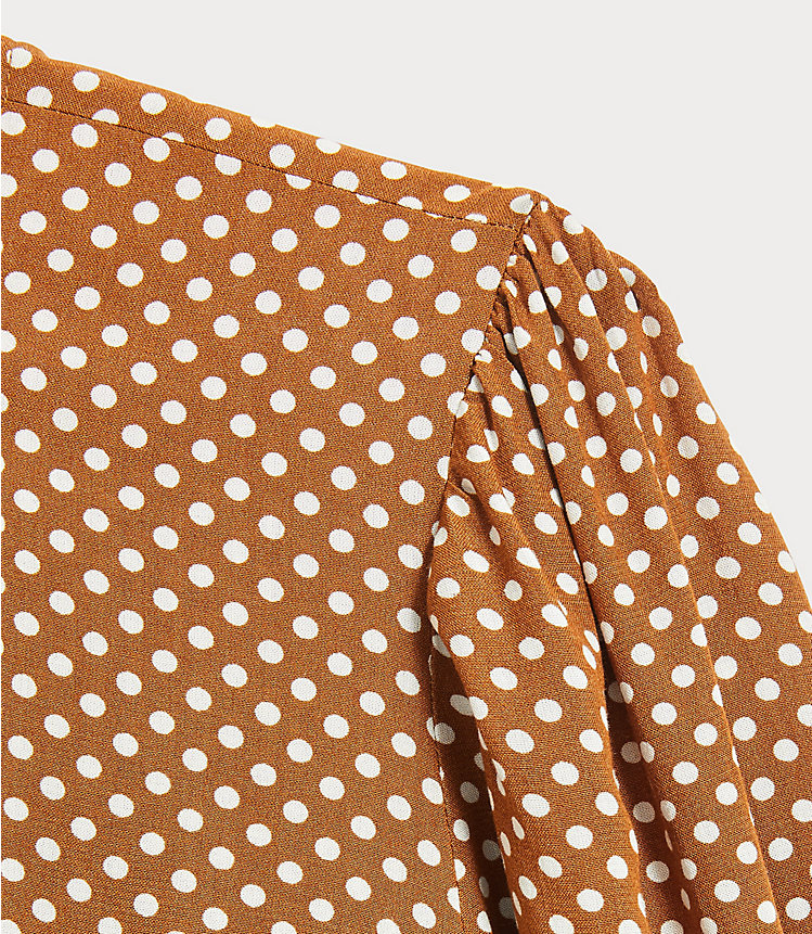 Dotted Pintucked Blouse image number 3