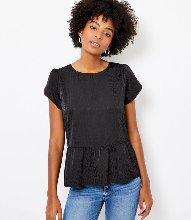 loft short sleeve blouse