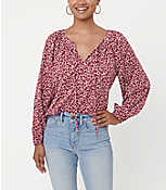 Floral Peasant Blouse carousel Product Image 1