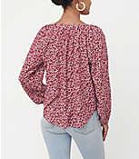 Floral Peasant Blouse carousel Product Image 2