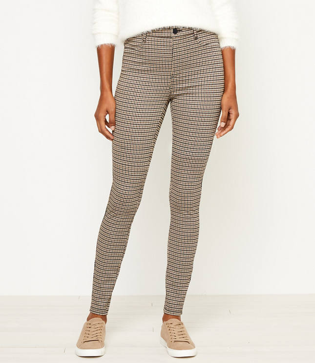 Houndstooth Five Pocket Leggings