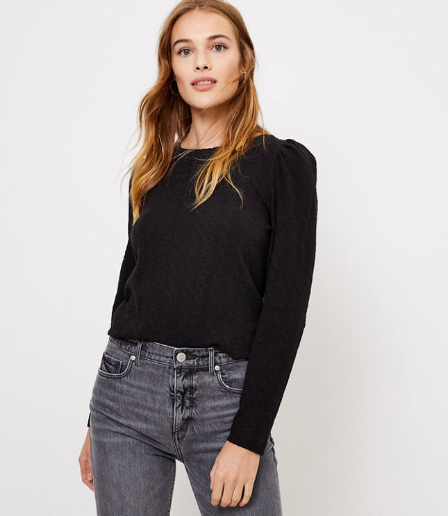 loft puff sleeve top