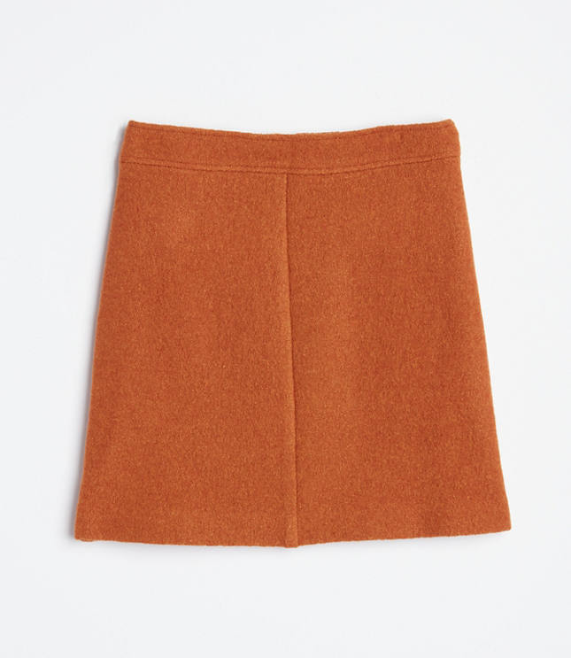 Wooly Button Tab Skirt