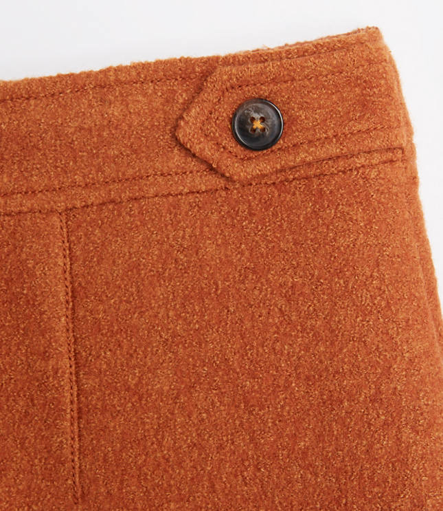 Wooly Button Tab Skirt