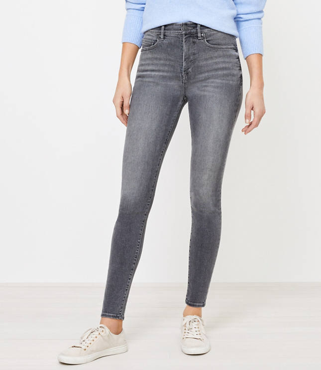 grey denim leggings