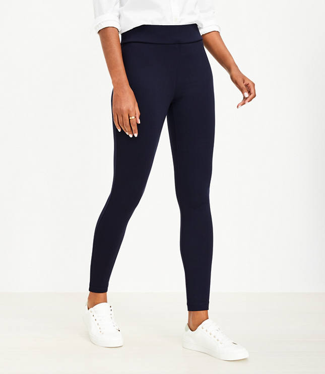 Tall Seamed Ponte Leggings carousel Product Image 1