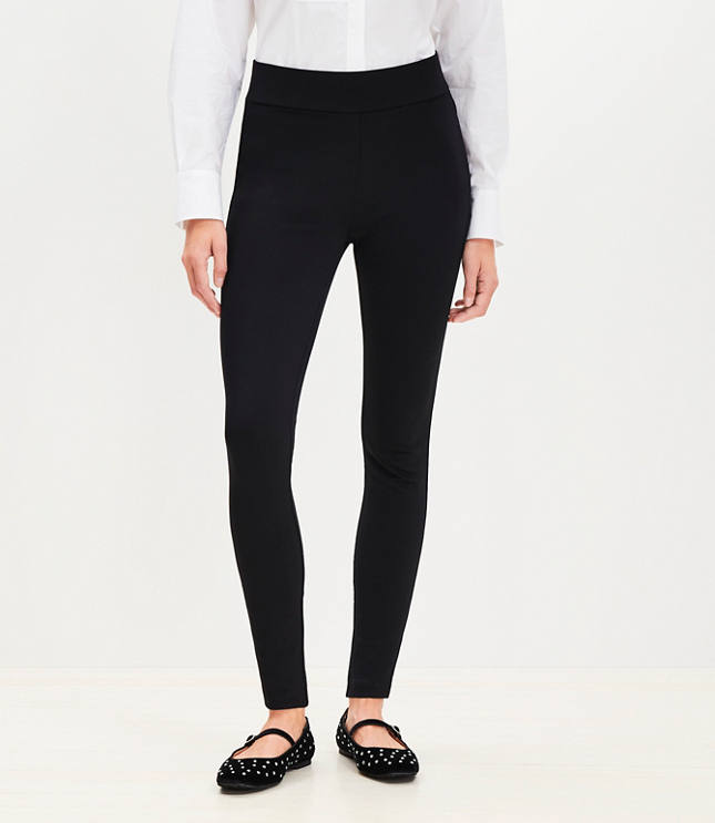 Belfast Skinny Fit Ponte Knit Legging - Jet Black – Truser