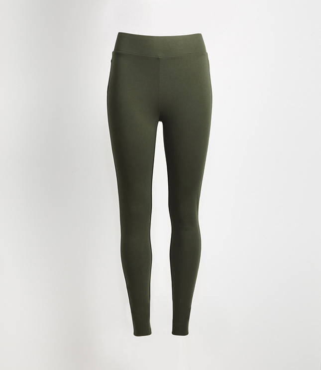 LOFT Plus Seamed Ponte Leggings