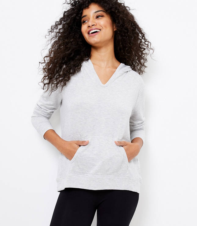 Lou & Grey Signature Softblend Lite Hoodie Top - Small