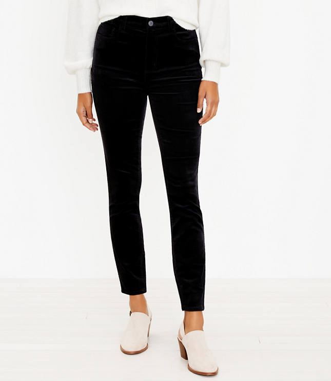 loft modern skinny corduroy pants