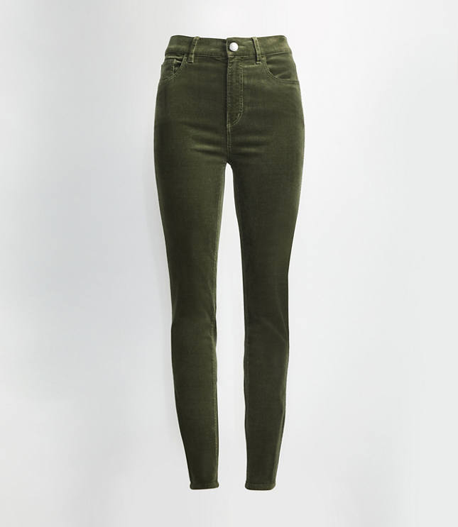 Tall Curvy High Waist Skinny Corduroy Pants LOFT