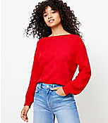 Heart Boatneck Sweater carousel Product Image 1