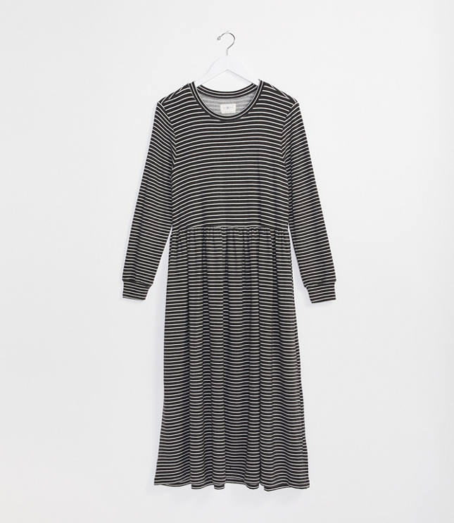 Lou & Grey Striped Signature Softblend Lite Midi Dress