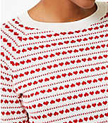 Heart Striped Sweater carousel Product Image 2