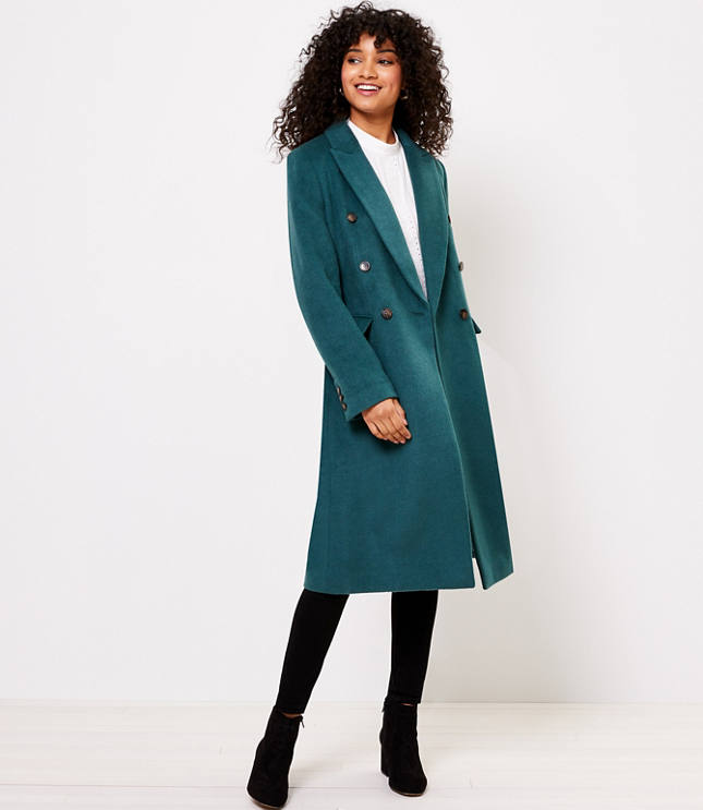 Petite single shop breasted coat