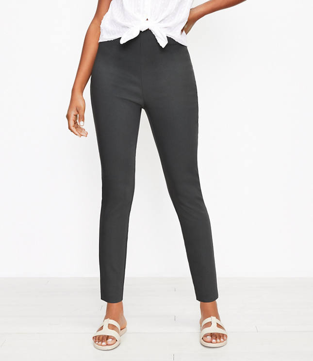 Petite Side Zip Skinny Pants