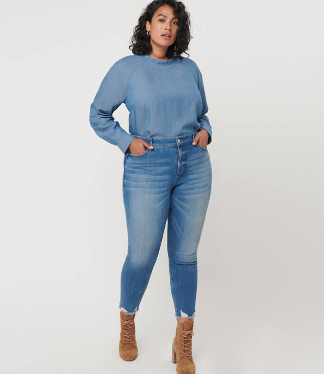 loft plus jeans