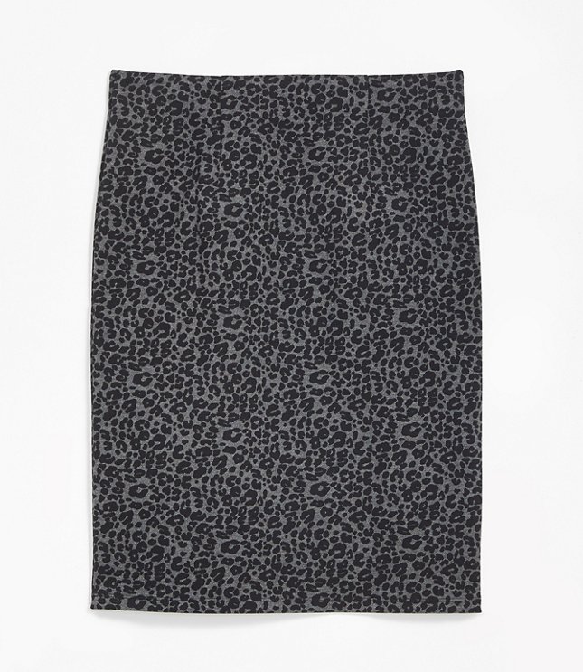 plus leopard print skirt
