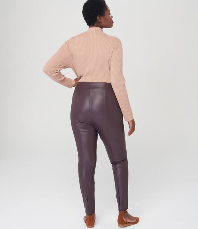 LOFT Plus Faux Leather Leggings