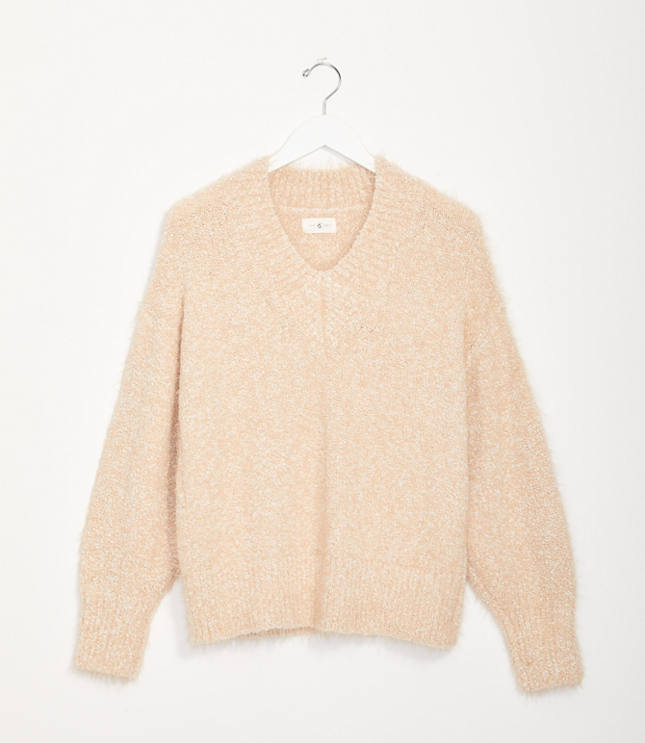 lou and grey boucle sweater