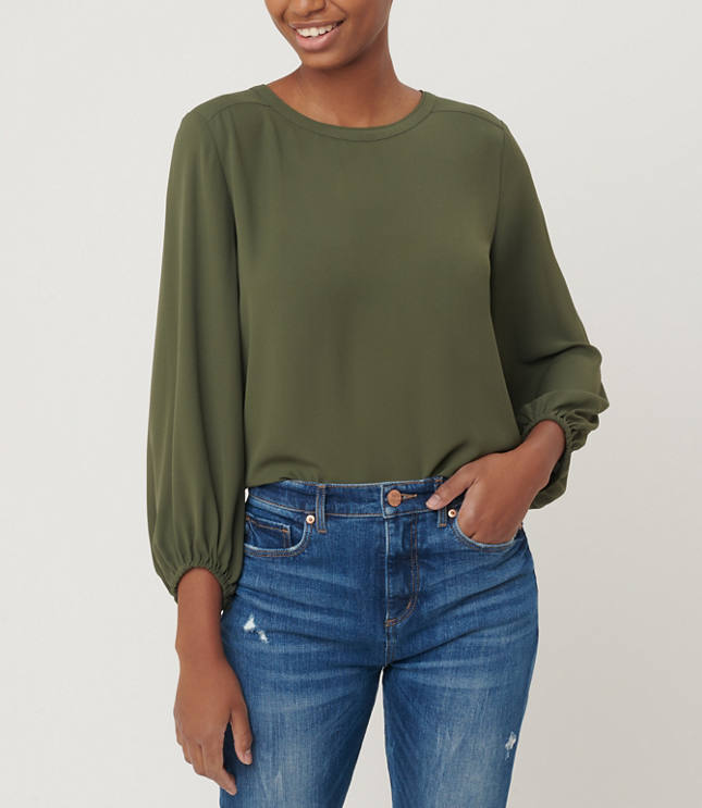 Billow Sleeve Blouse