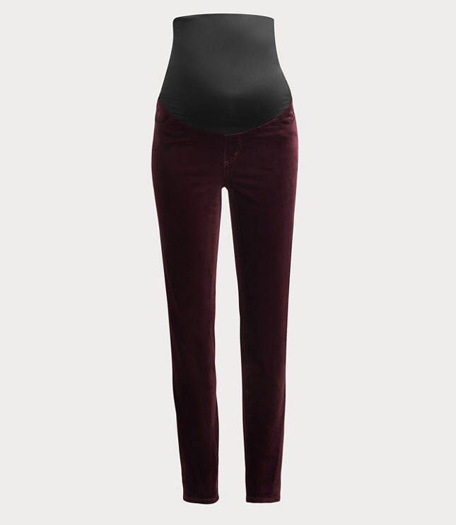 skinny velvet pants