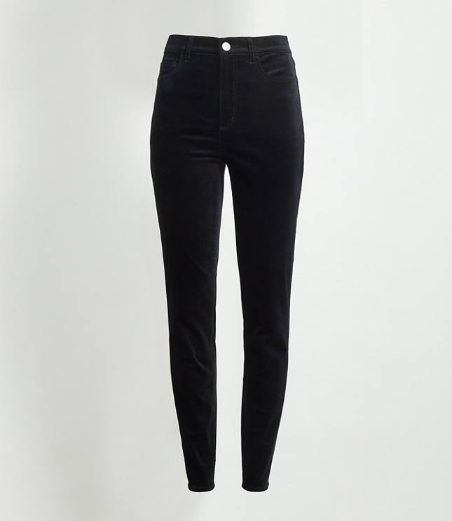 petite velvet jeans