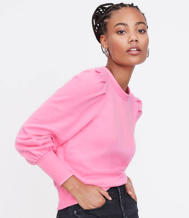 Puff Sleeve Sweatshirt