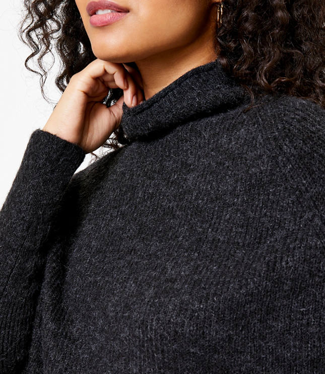 Lou Grey Spacedye Ribbed Poncho Sweater