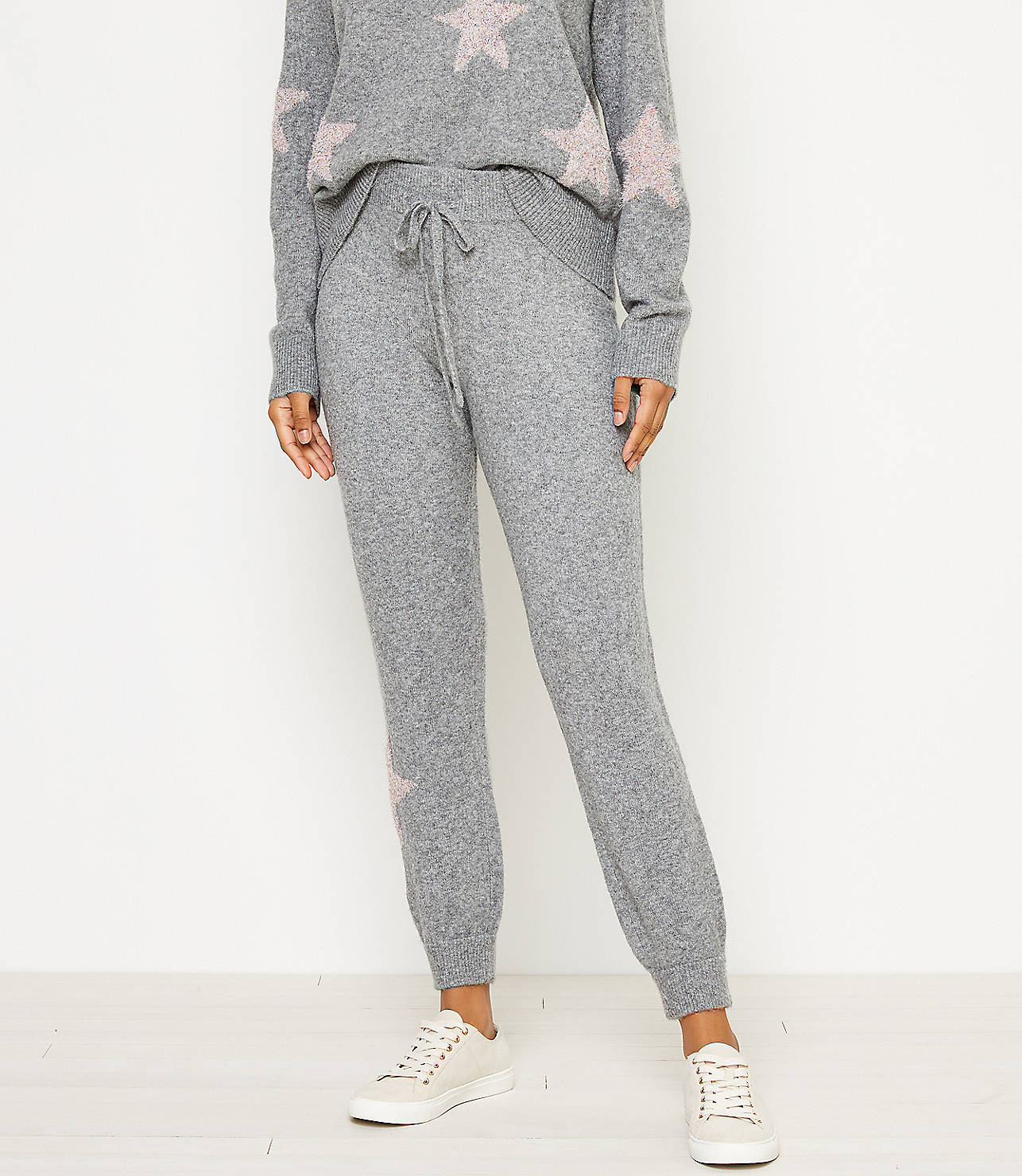 Lou & Grey Shimmer Star Sweater Joggers