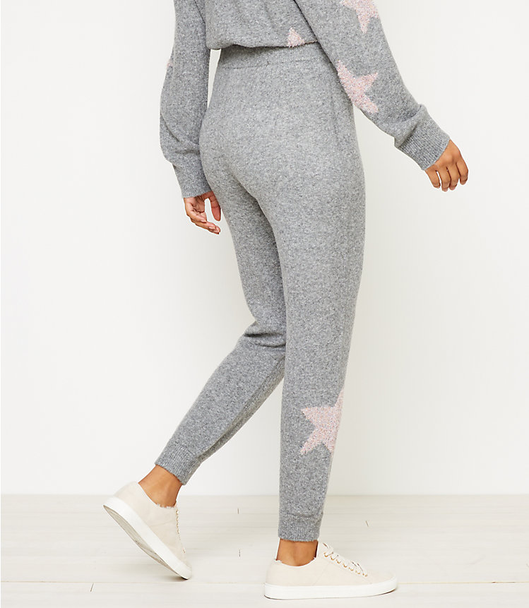 Lou & Grey Shimmer Star Sweater Joggers image number 1
