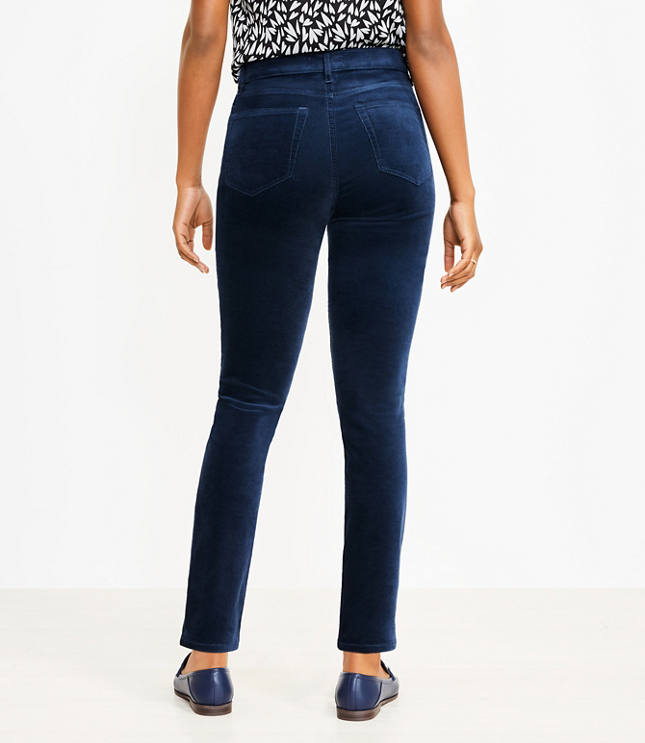 Curvy Velvet Skinny Pants