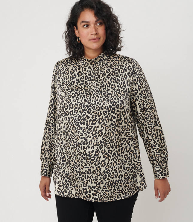 business tops for plus size