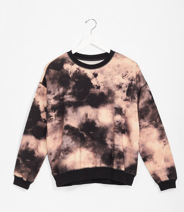 Tie dye sweatshirt grey hotsell