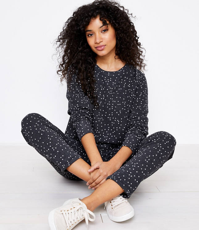 Petite Lou & Grey Star Terry Sweatshirt