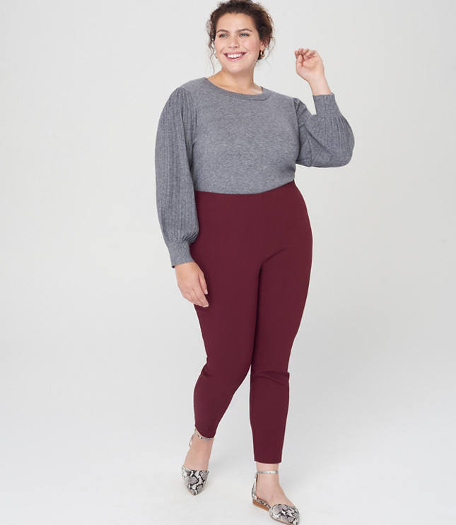 grey plus size pants