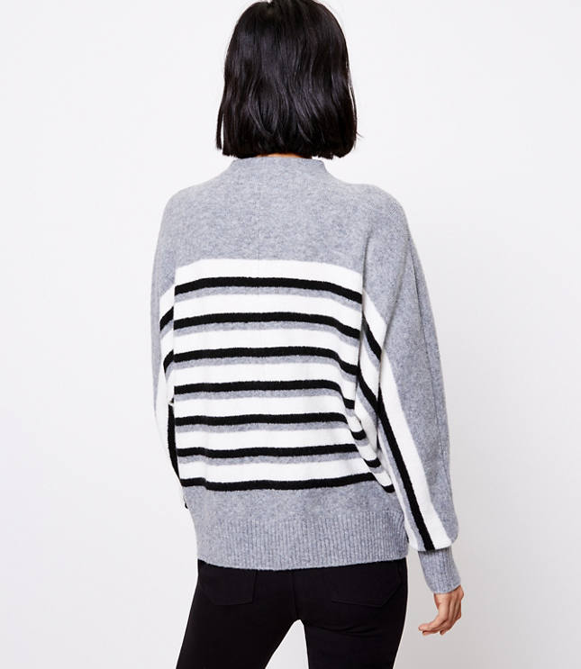 Mock Neck Dolman Sweater