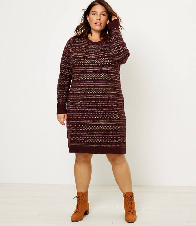 ann taylor loft sweater dress