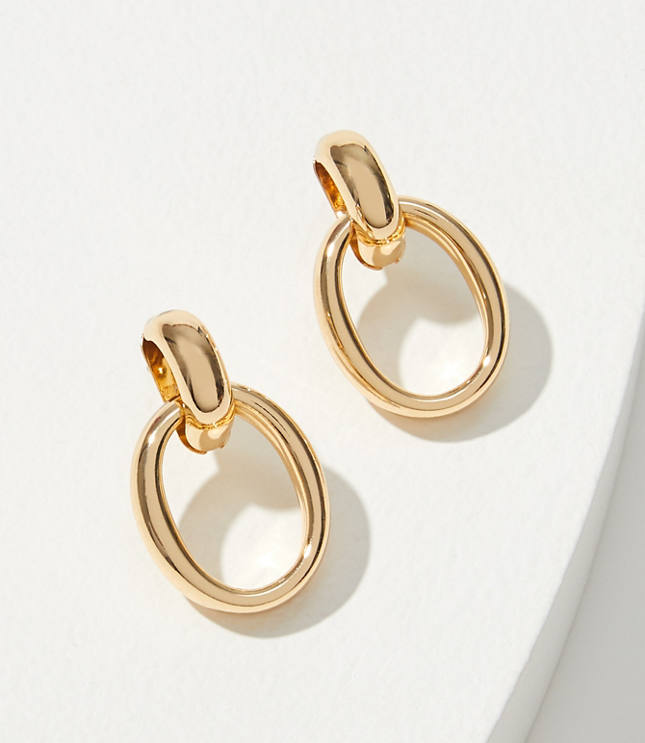 Double Link Drop Earrings Loft