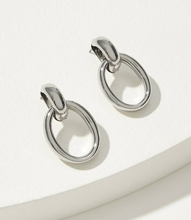 Loft Double Link Drop Earrings