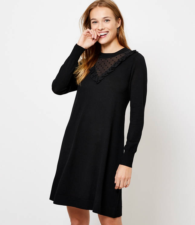 ann taylor loft sweater dress